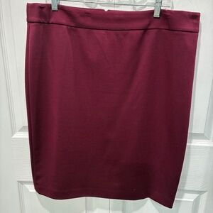 Jones Studio - Skirt - Maroon